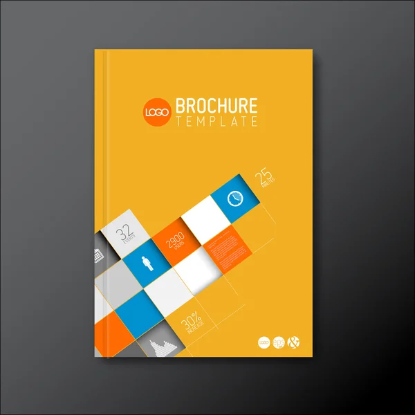 Moderne abstrakte Broschüre — Stockvektor