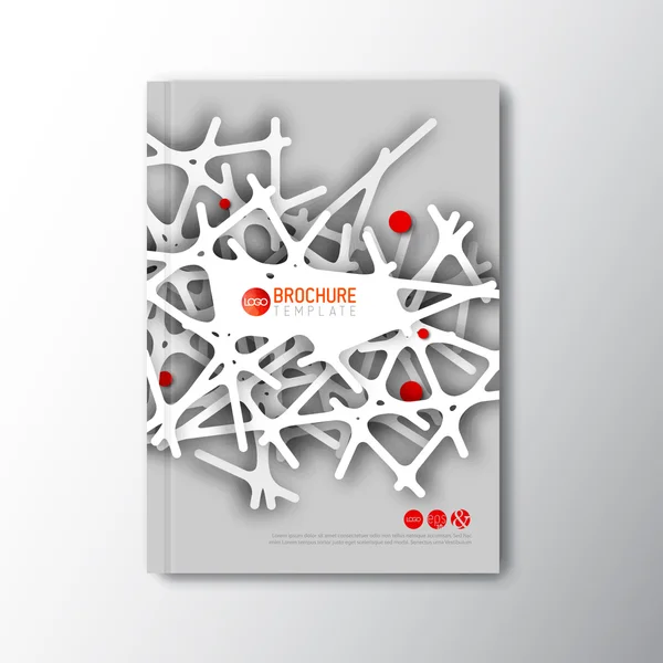 Moderne abstracte brochure — Stockvector