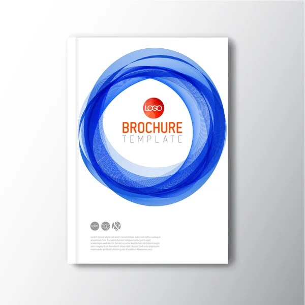 Brochure abstraite moderne — Image vectorielle