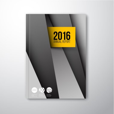 Modern soyut broşürü