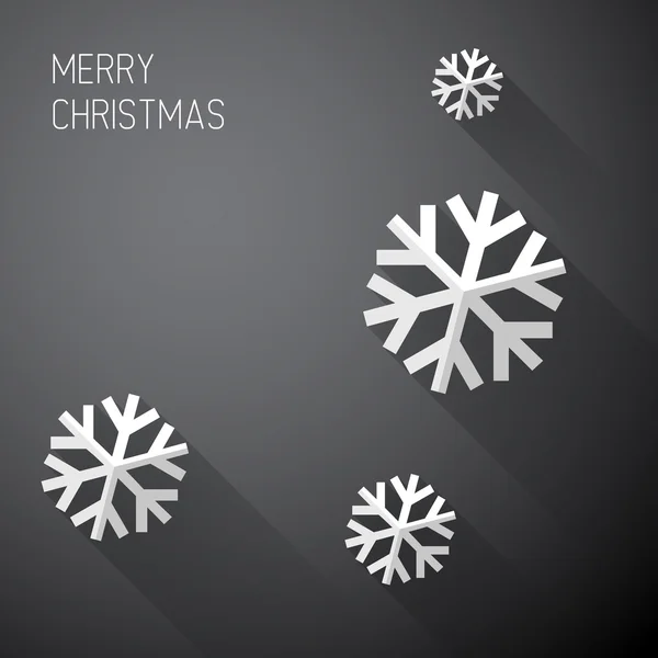 Nowoczesny minimalistyczny kartki świąteczne z cieni — Wektor stockowy