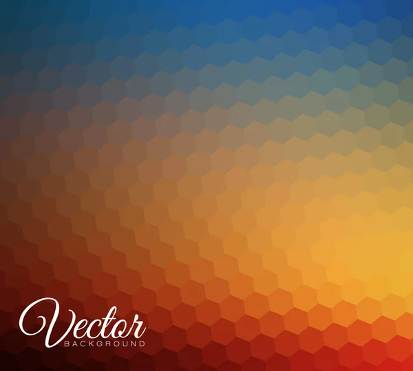 Fondo hexagonal borroso abstracto — Vector de stock