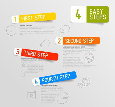 Infographic simgeleri ile