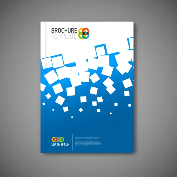 Moderne Vector abstracte brochure sjabloon — Stockvector