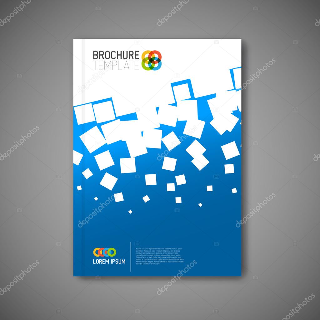Modern Vector abstract brochure template