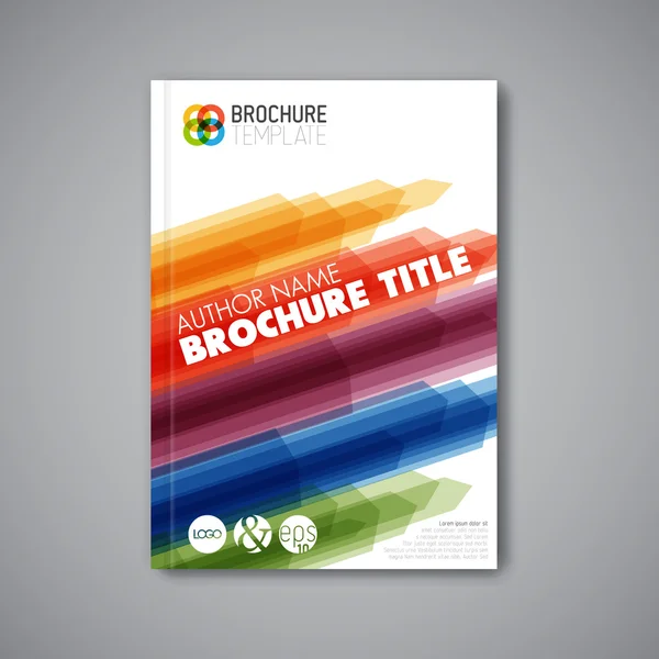 Vector abstracte brochure ontwerpsjabloon — Stockvector