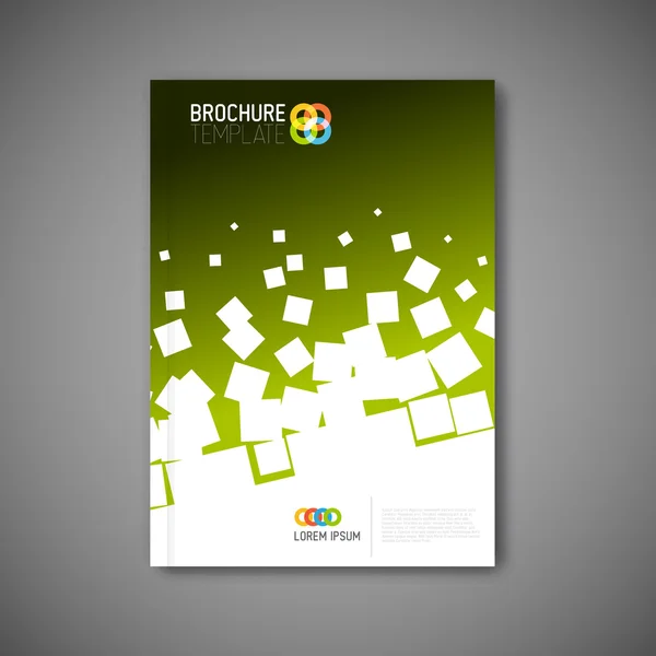 Vector abstracte brochure ontwerpsjabloon — Stockvector