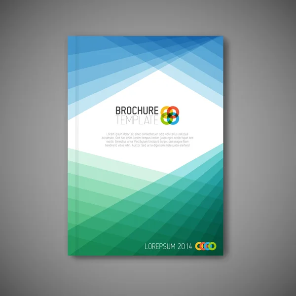 Moderne Vector brochure ontwerpsjabloon — Stockvector