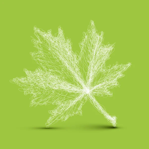 Feuille de printemps vectorielle — Image vectorielle