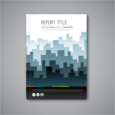 Modern soyut broşürü