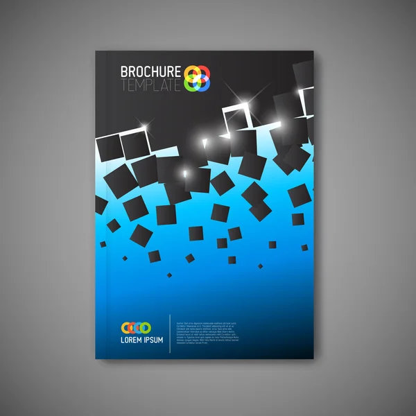 Brochure abstraite moderne — Image vectorielle