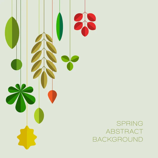 Spring abstract floral background — Stock Vector