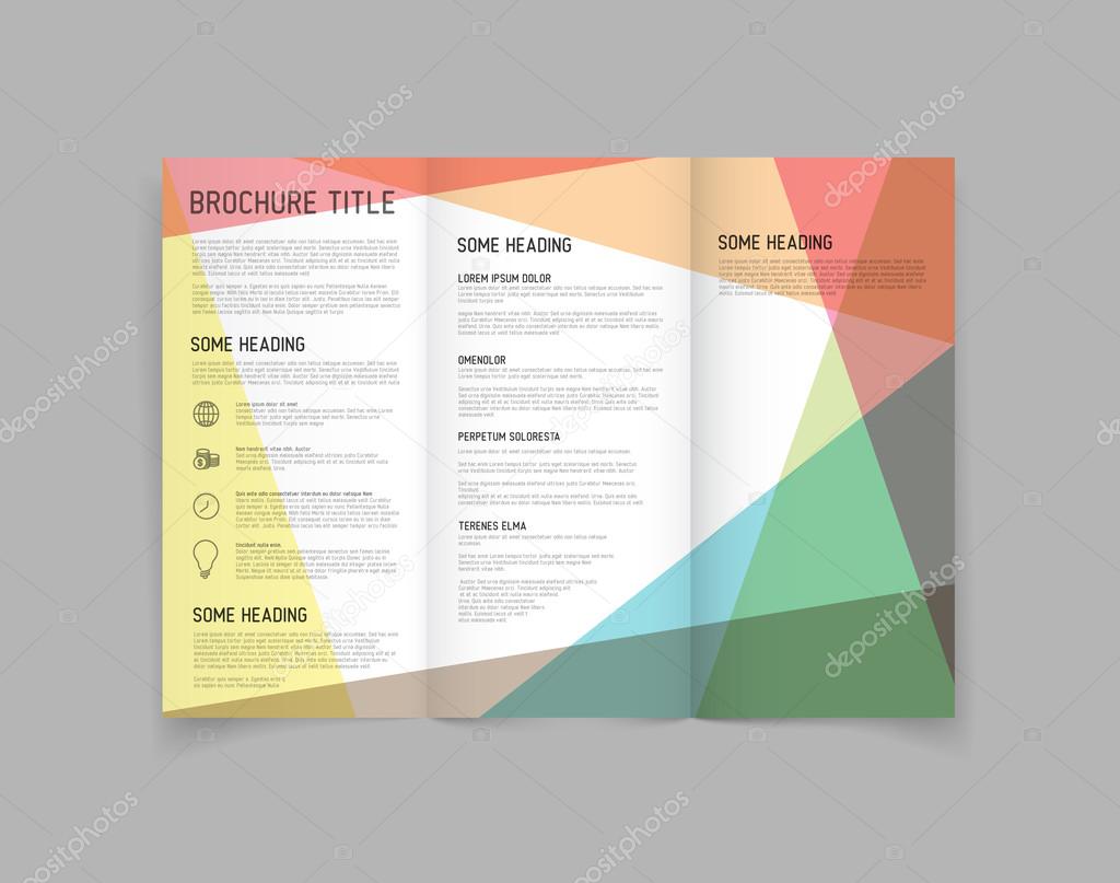 modern three fold brochure stock vector orson 62633815