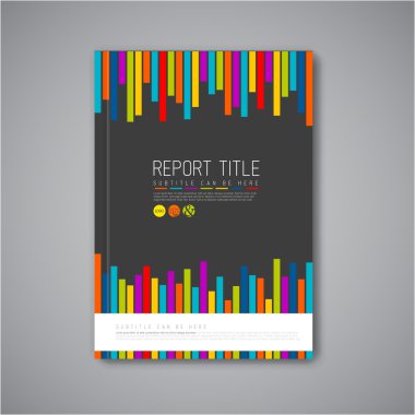 Soyut broşür tasarım şablonu