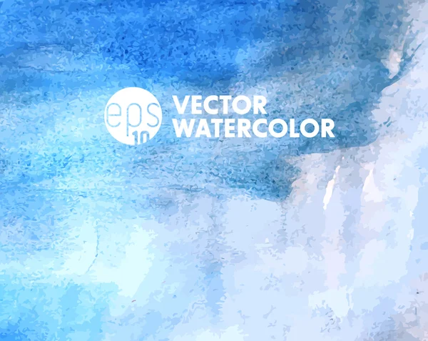 Blue watercolor background — Stock Vector