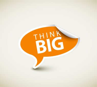 İlham verici büyük düşünmek demek