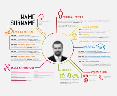 Özgün minimalist cv