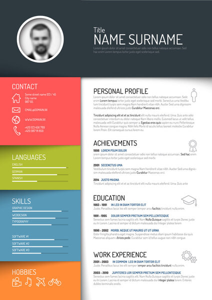 Cv resume template