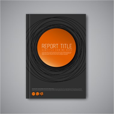 Modern soyut broşürü