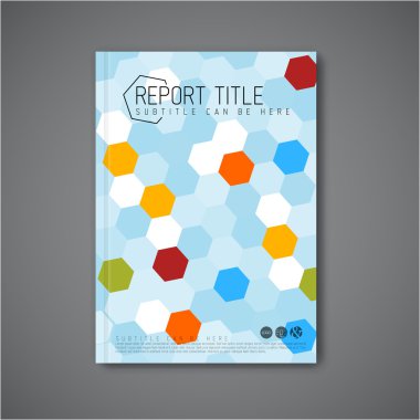 Soyut broşür tasarım şablonu