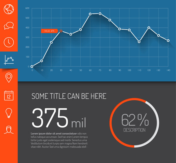 Simple dashboard template