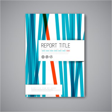 Modern vektör soyut broşürü