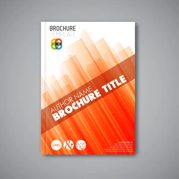 Brochure abstraite moderne — Image vectorielle