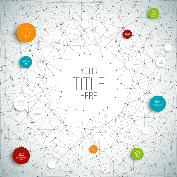 Infographic ağ kalıp banın ile