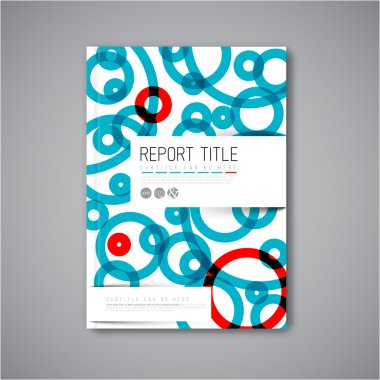 Modern soyut broşürü