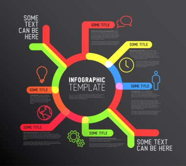 Infographic rapor şablonu