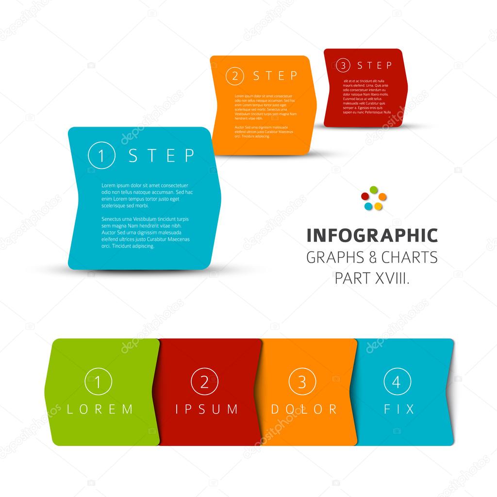 flat design infographic elements