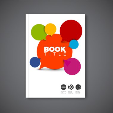 Modern soyut broşür tasarım şablonu