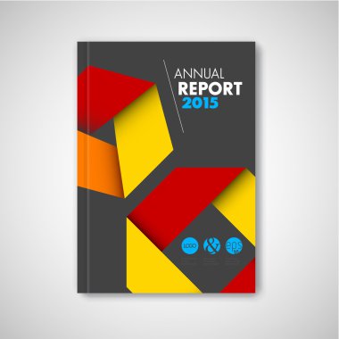 Modern soyut broşürü