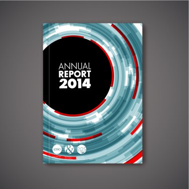 Modern soyut broşürü