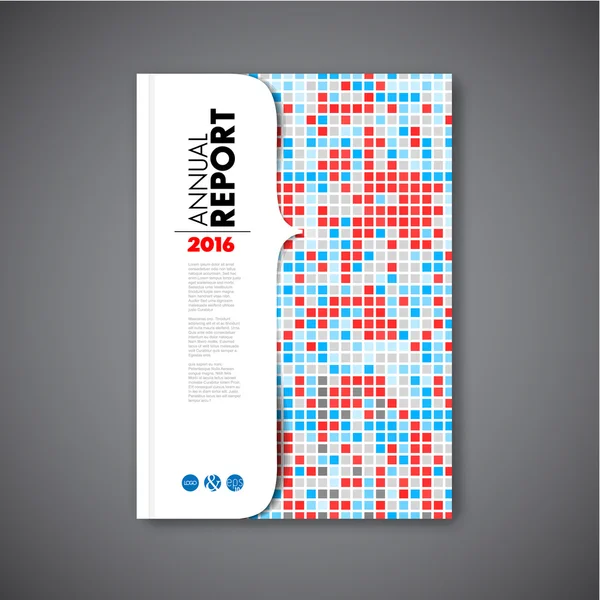 Modern abstract brochure — Stock Vector