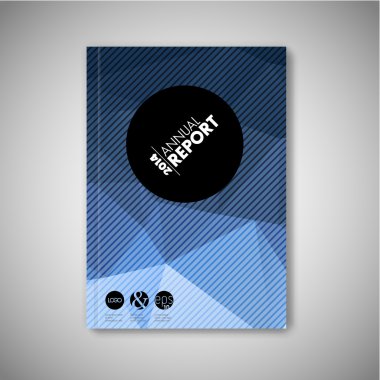 Modern soyut broşürü