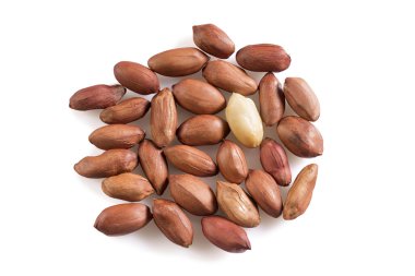 Beyaz fıstık kompozisyonu