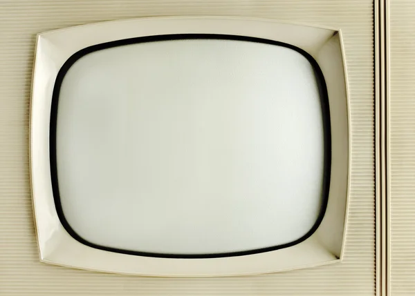 旧的老式电视 — 图库照片
