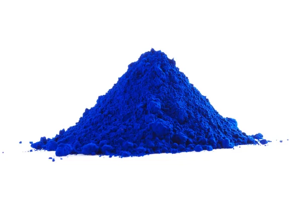 Blue powder heap — Stock Photo, Image