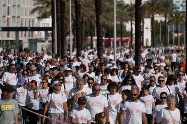 Evento Mamamaratona contra o cancro da mama — Fotografia de Stock