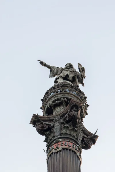 Памятник Колумбу в Барселоне — стоковое фото