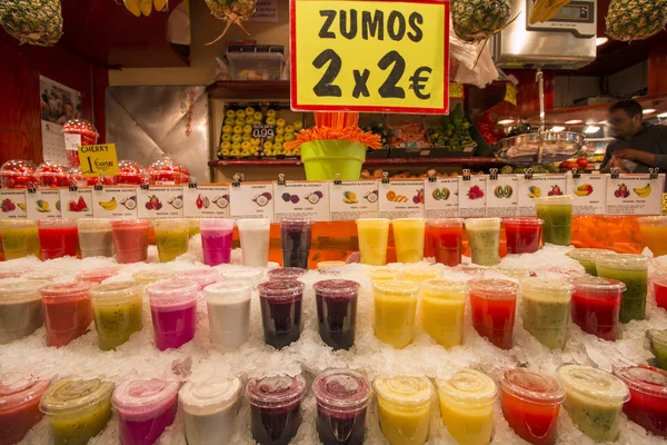 Beroemde La Boqueria markt — Stockfoto