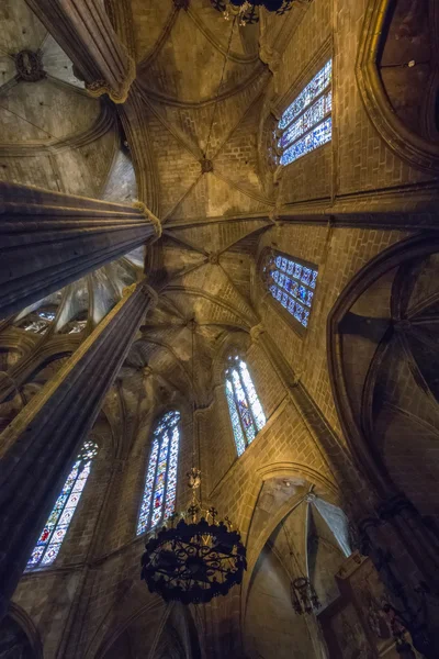 Katedrála svatého kříže a Basílica de Santa eulalia — Stock fotografie