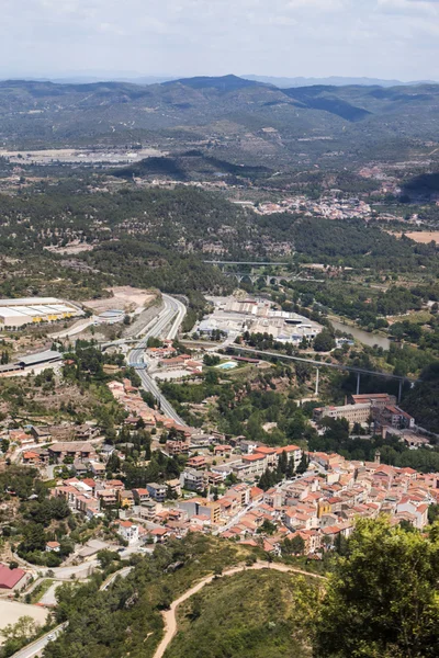 Mooie bergen van Montserrat — Stockfoto