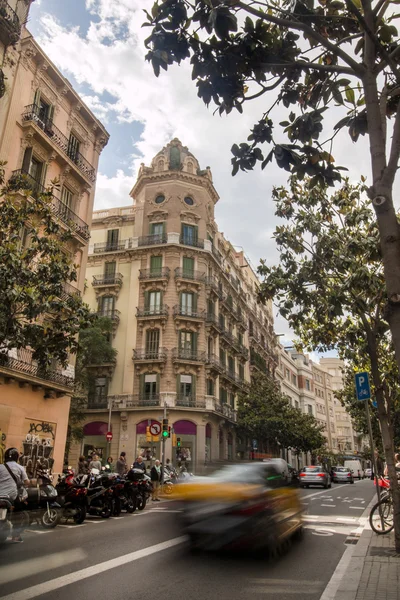Architettura tipica della città di Barcellona — Foto Stock