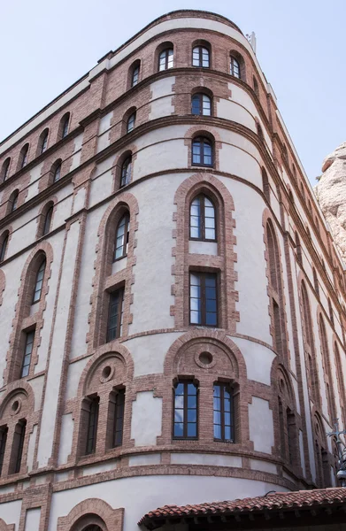 Benedictine abbey Montserrat dağlarda — Stok fotoğraf