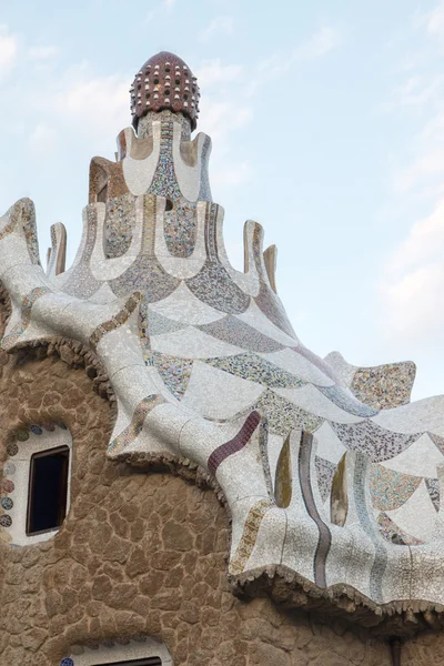 Ünlü Park Guell ayrıntılar.