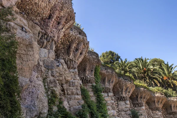 Szczegóły od słynnego parku Guell — Zdjęcie stockowe