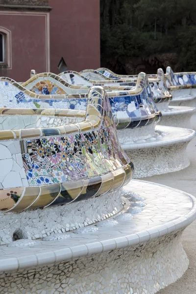 Dettagli dal famoso Park Guell — Foto Stock