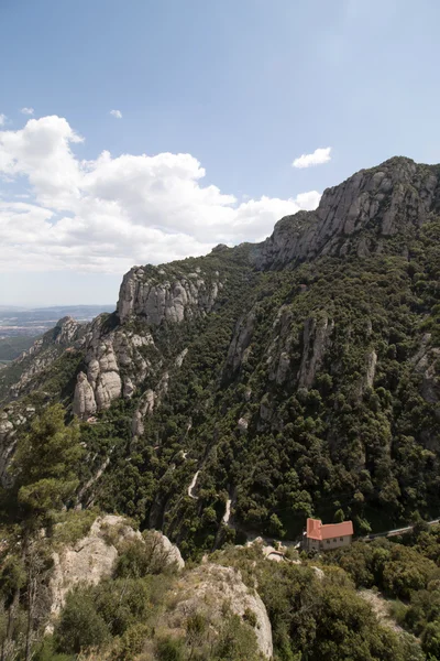 Belas montanhas de Montserrat — Fotografia de Stock